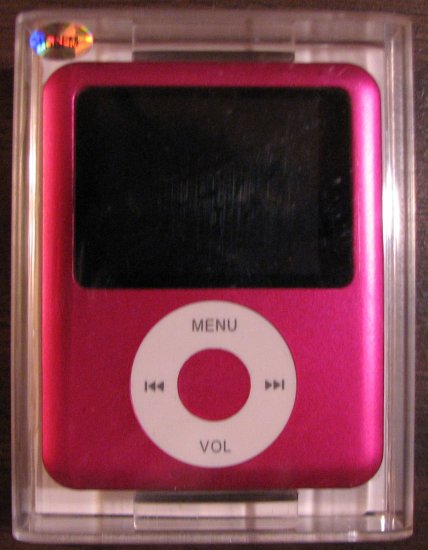 Pink iPod Nano style 3rd Gen MP3 Player