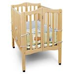 Delta Fold-a-Way Portable Crib, Natural