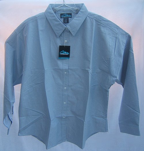 Womens Plus Size Button Down Oxford Size 2X