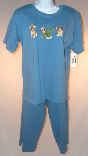 Ladies Tia Capri Set Size Medium