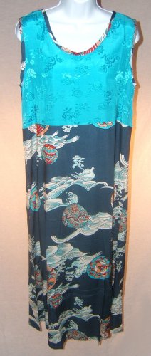 Ladies Long Bali Tank Dress Size Small