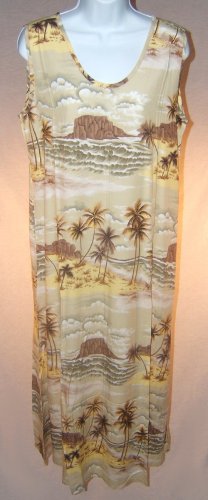 Ladies Long Bali Tank Dress Size Small