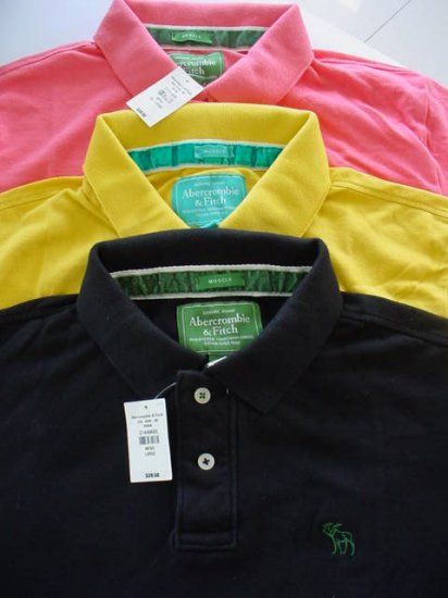 Wholesale Lot of Mens Abercrombie Polo Shirts
