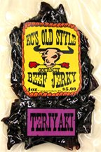 Sweet Teriyaki jerky 4oz.