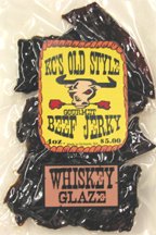 Whiskey Honey glaze jerky 4oz.