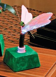 FIBER OPTIC MINI DRAGONFLY NOVELTY LAMP