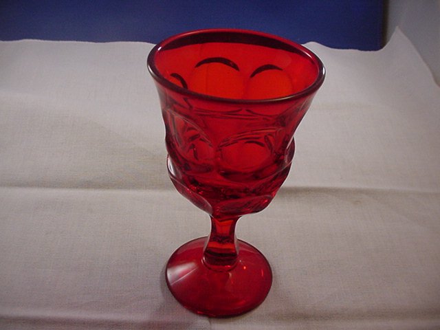 Fostoria Argus Ruby Wine
