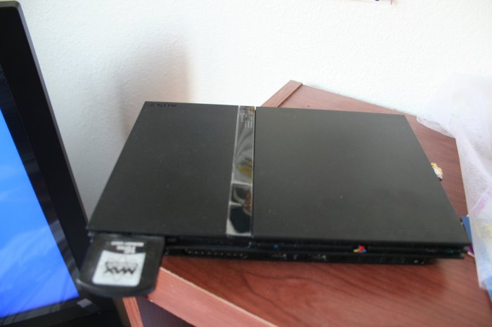 PS2 Slimline Playstation 2 with controller, memory card
