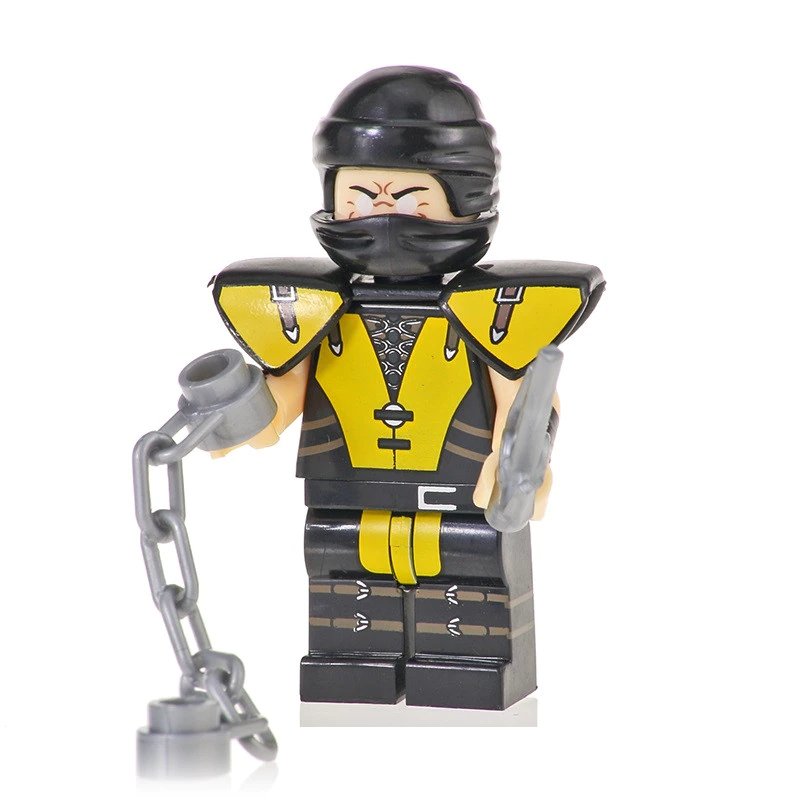 Scorpion Mortal Kombat Fighter Movie Show Minifigure Lego Compatible