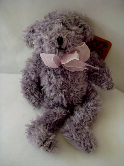 small collectible 7" Lavendar Bear Heartfelt Collectible 1999