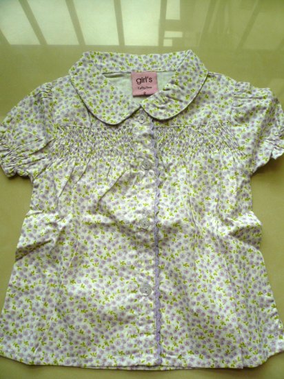 Girls Flowery Top