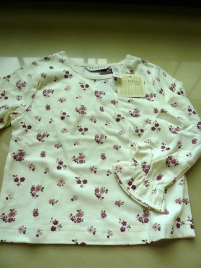 Kids George Long Sleeves Flowery Top
