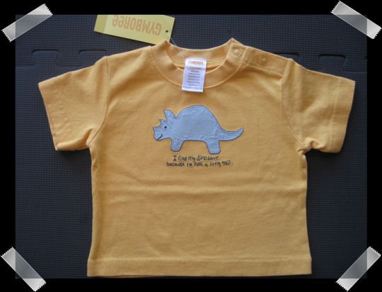 Gymboree My Dinosaur shirt size 3-6 months