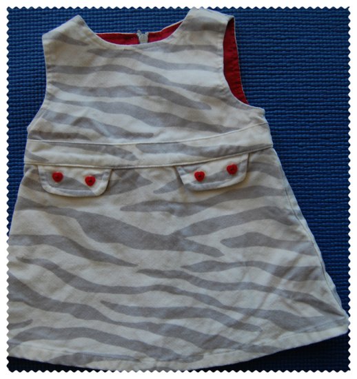 Gymboree Tiger Dress 3-6 m Gently Used