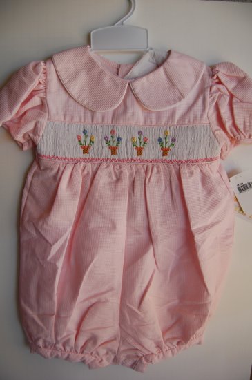 House of Hatten Boutique Girls Pink romper 4T NWT