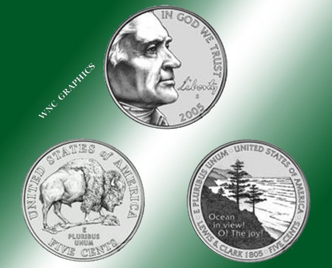 2005 S Jeff Nickel Proofs-Westward Journey* Both