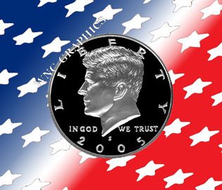 2005 S Kennedy Clad Proof Half *Nice Cameo*