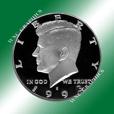 1993 S Kennedy Proof Half *Nice Cameo*