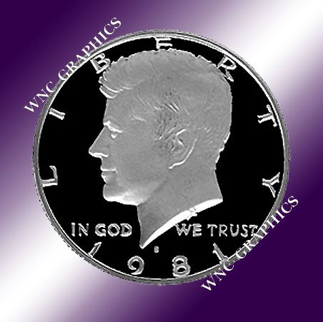 1981 S TY 1 Kennedy Proof Half *Nice Cameo*