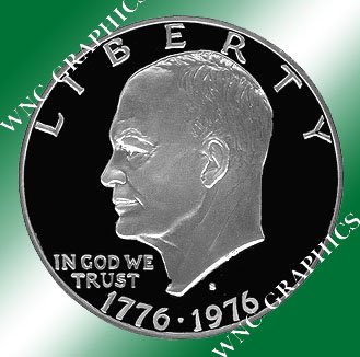 1976 S TY-2 CN Eisenhower Proof Dollar *Nice*