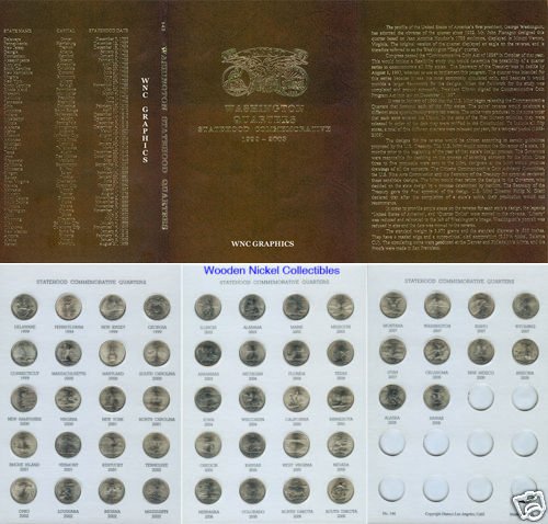 BU State Quarter Collection D Mint-Complete in Dansco Folder