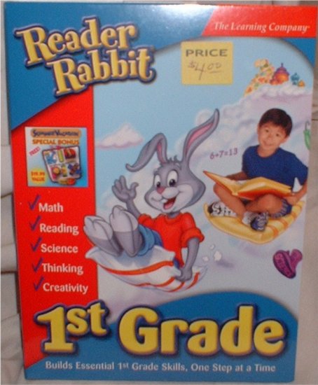 Reader Rabbit Grade ONE CD for computer ***INCLUDES SHIPPING***