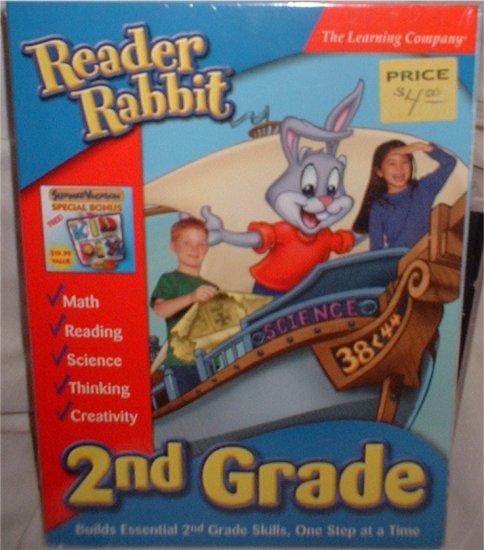 Reader Rabbit Grade TWO CD for computer ***INCLUDES SHIPPING***