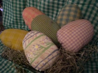 Homespun Easter Egg Ornies/Bowl Fillers
