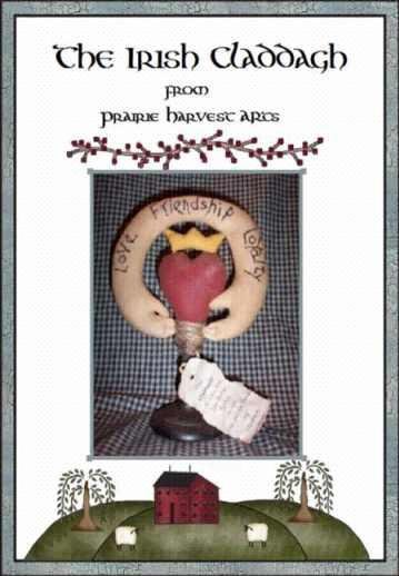 Primitive Irish St Patricks Claddagh Make-do E-patter, pdf