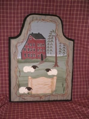 Primitive Folk Art Customized Sign