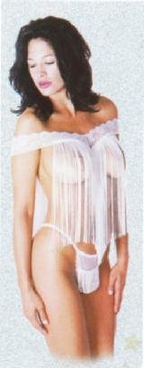 Fringe Baby Doll with Lace Top