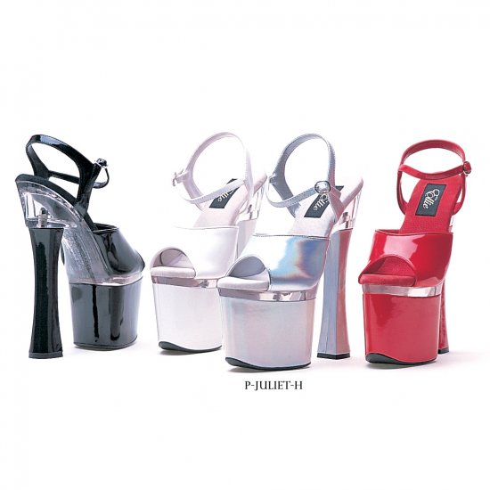 Ellie Shoes 7.5" Heels - Open Toe - Ankle Strap