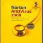 Norton Antivirus 2008 - 5 User Small Office Pack