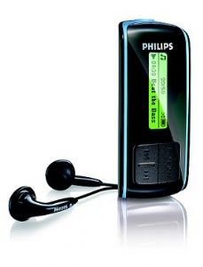 Philips 512mb Portable Music Player ~ Black ~ Refurbished