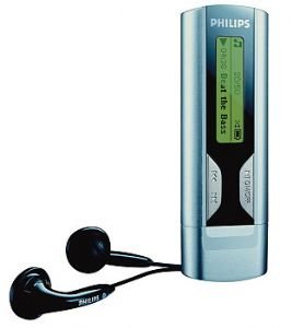 Philips 512mb Portable Music Player ~ Silver ~ Refurbished