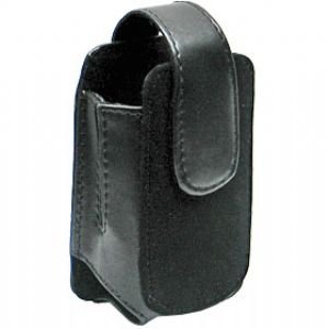 Di Moda Pouch Motorola V400 Black Leather With Suede Vertica