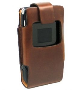 Pouch Motorola Razr V3 Vertical With Window Brown