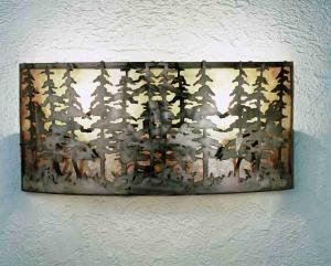 24w Tall Pines Wall Sconce