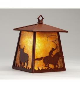 7.5w Rustlers Lantern Wall Sconce