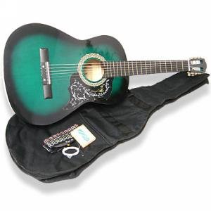 38" Acoustic Guitar W/case & Accessories