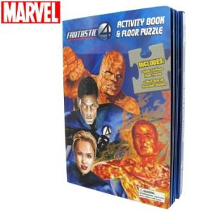 Fantastic 4 Activity Book And Floor Puzzle