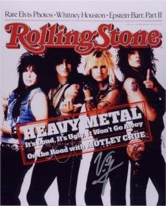 Vince Neil Signed 16x20 Photo Motley Crue - August 1987 Rolling Stone Cover
