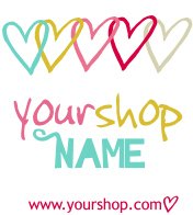 Colorful Linked Hearts Logo Design