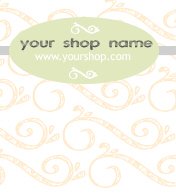 Sage Green and Peach soft logo design