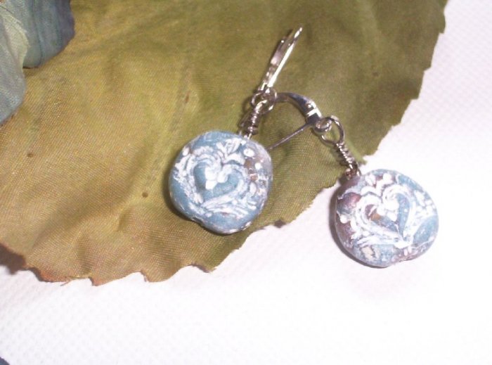 Blue Stone-look Earrings