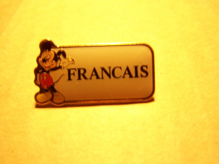 Disney - Cast Member Language Pin (French)