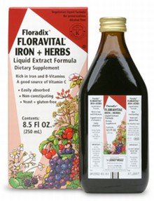 Floravital Iron & Herbs (yeast free) - Rich in Iron & B Vitamins