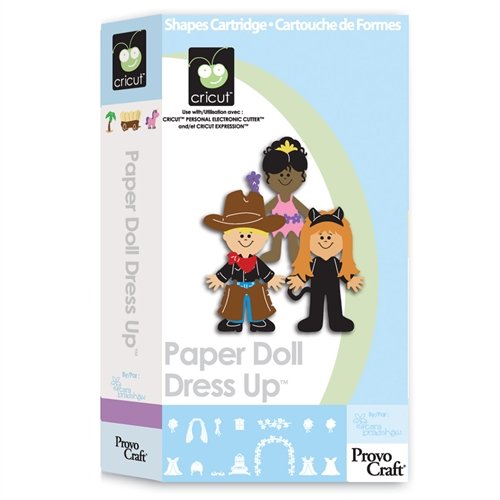 Cricut Paper Doll Dress Up Cartridge for Cricut Expression & CriCut Personal Cutter