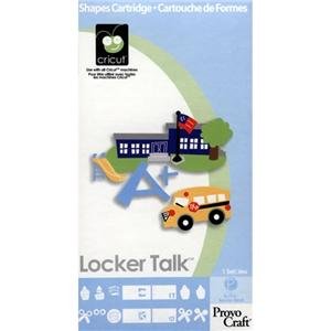 Locker Talk CriCut Cartridge for Cricut Expression & CriCut Personal Cutter