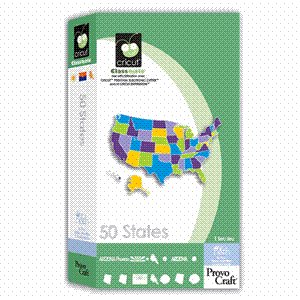 CriCut 50 States Cartridge for Cricut Expression & CriCut Personal Cutter